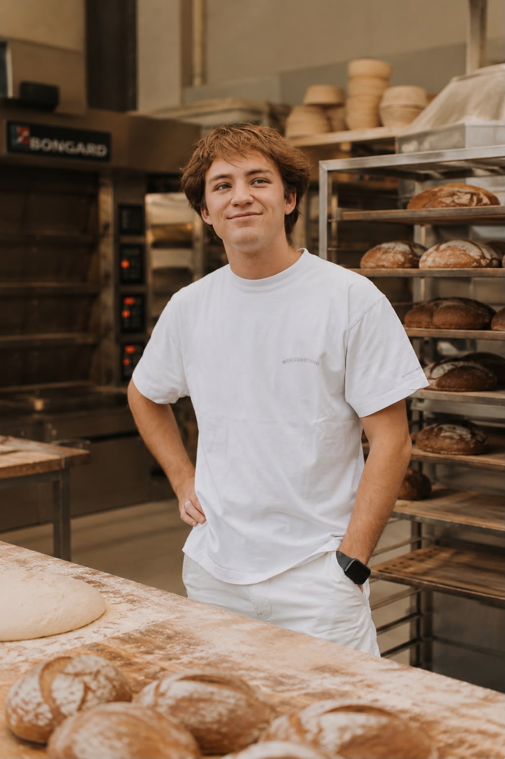Foto van de bakker